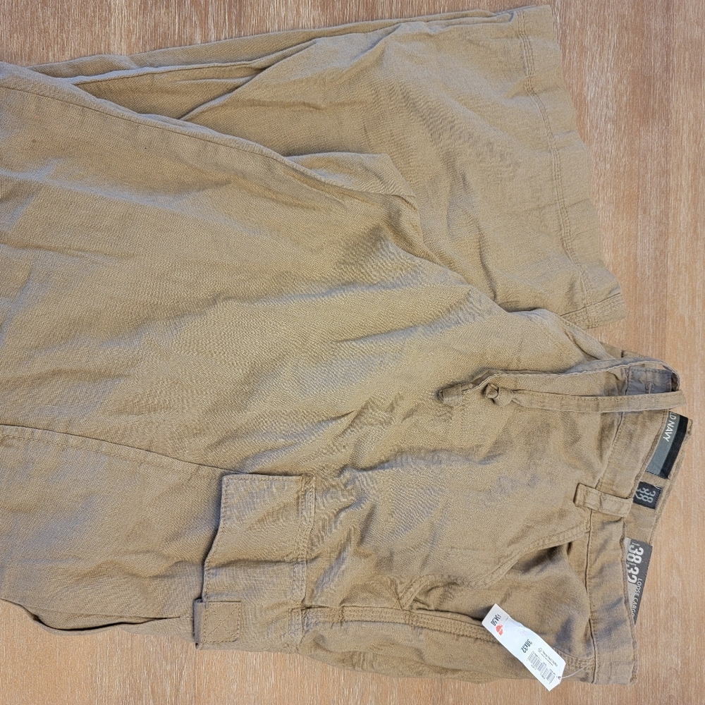 NWT Old Navy Linen Cargo Pants